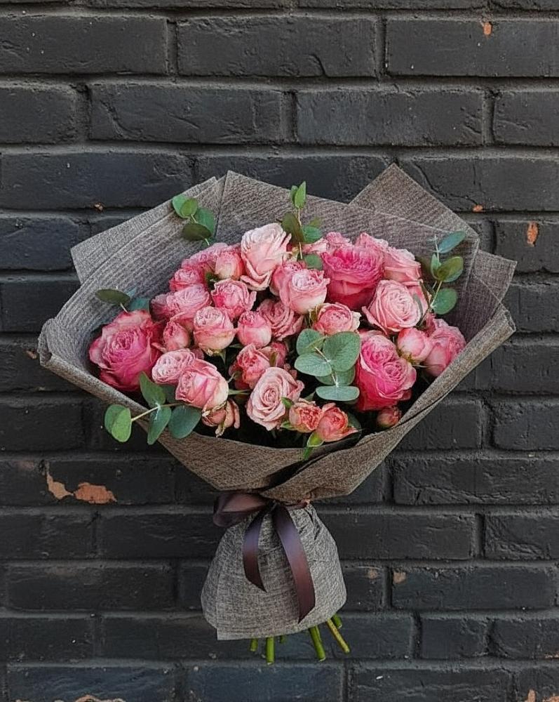 Букет цветов из: Розы в Рассвет