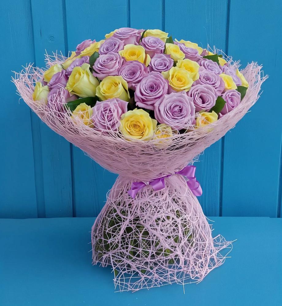 Букет 101 Волшебный Миг в Рассвет