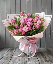 Букет Розовый кустик в Рассвет