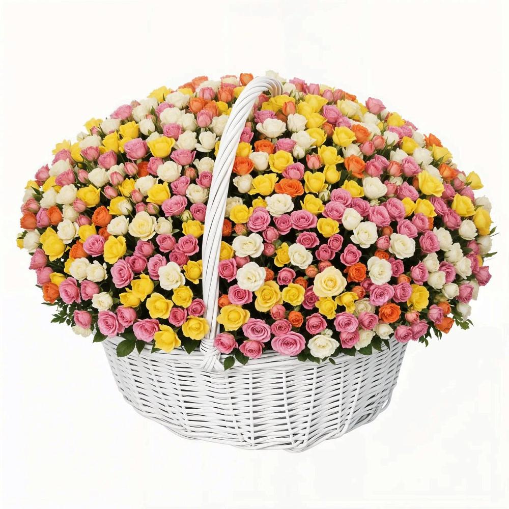 Премиум букет из: Розы в Рассвет