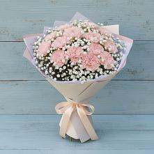Букет цветов из:  Гвоздики в Рассвет