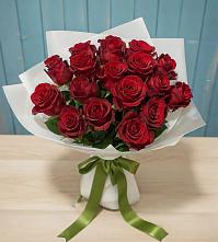 Букет Красные розы #REPLACE_PRED# Рассвет