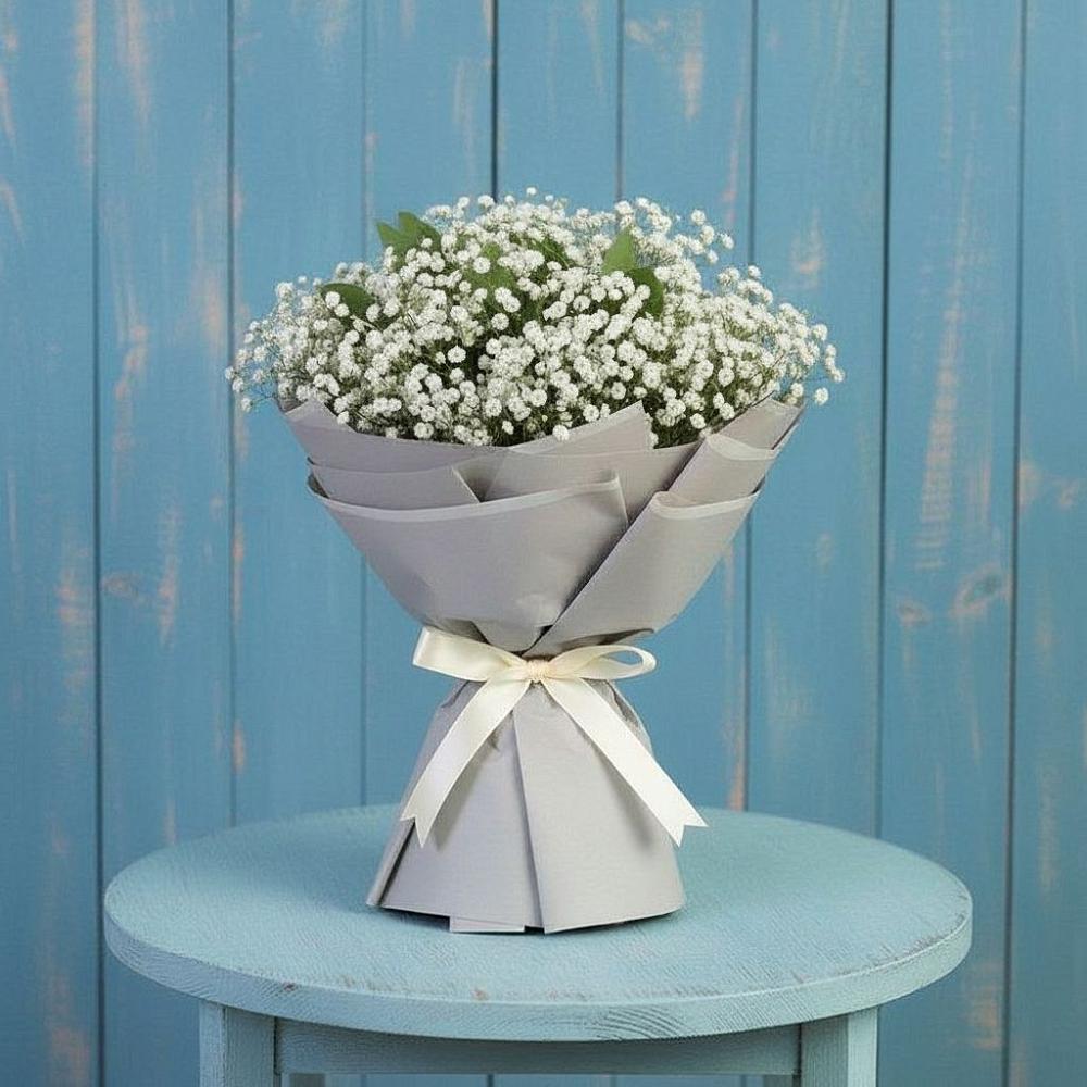 Букет цветов из: Гипсофила в Рассвет