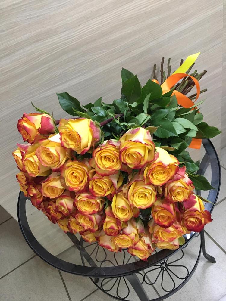 Букет Желтые розы в Рассвет