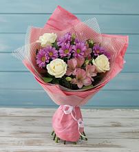Букет цветов из:  Герберы #REPLACE_PRED# Рассвет