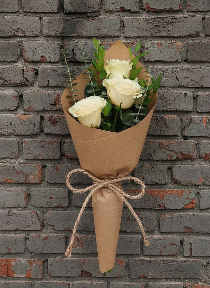 Букет цветов из: Розы в Рассвет