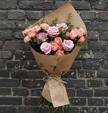 Букет цветов из:  Розы #REPLACE_PRED# Рассвет