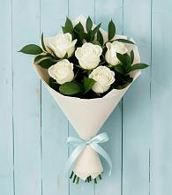 Букет цветов из:  Розы в Рассвет