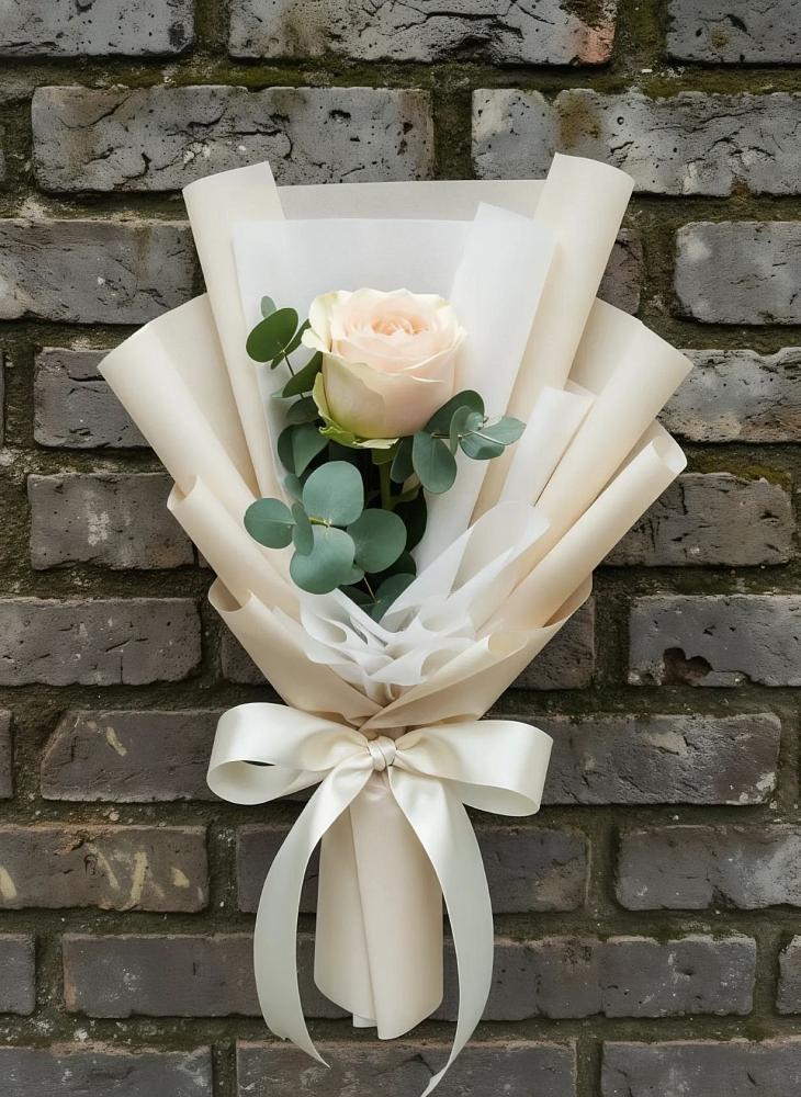 Букет цветов из: Розы в Рассвет