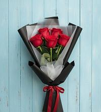 Букет цветов из:  Розы в Рассвет