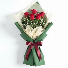 Букет цветов из:  Розы в Рассвет