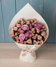 Букет цветов из:  Розы в Рассвет