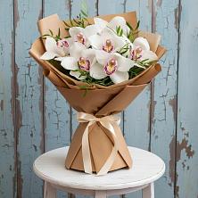 Букет цветов из:  Орхидеи и Розы в Рассвет