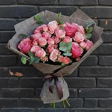 Букет цветов из:  Розы в Рассвет